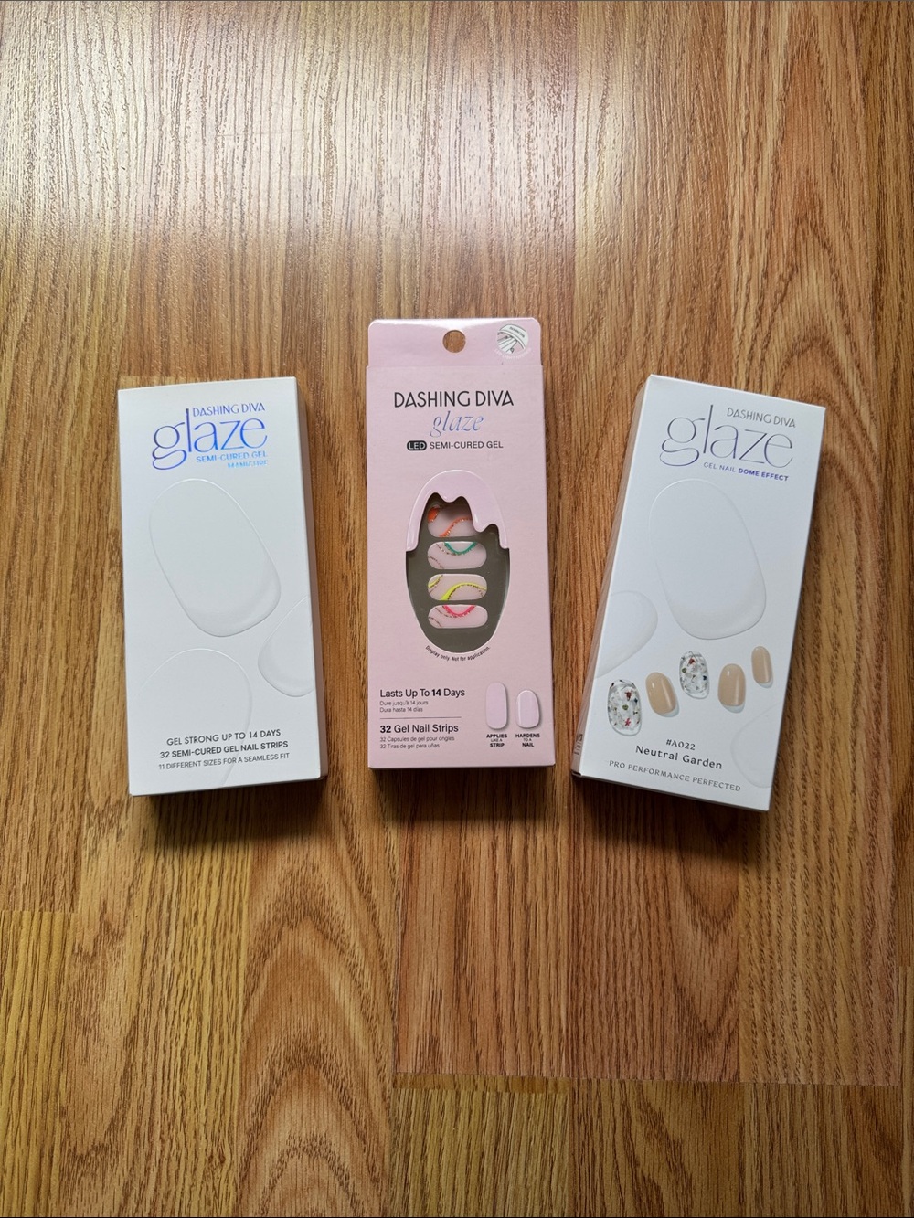 ✨ Dashing Diva - Glaze Gel Nail Strips - Bundle of 3 Sets - NEW